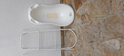 Вана и сгъваема стойка за къпане на бебе MY  BABY