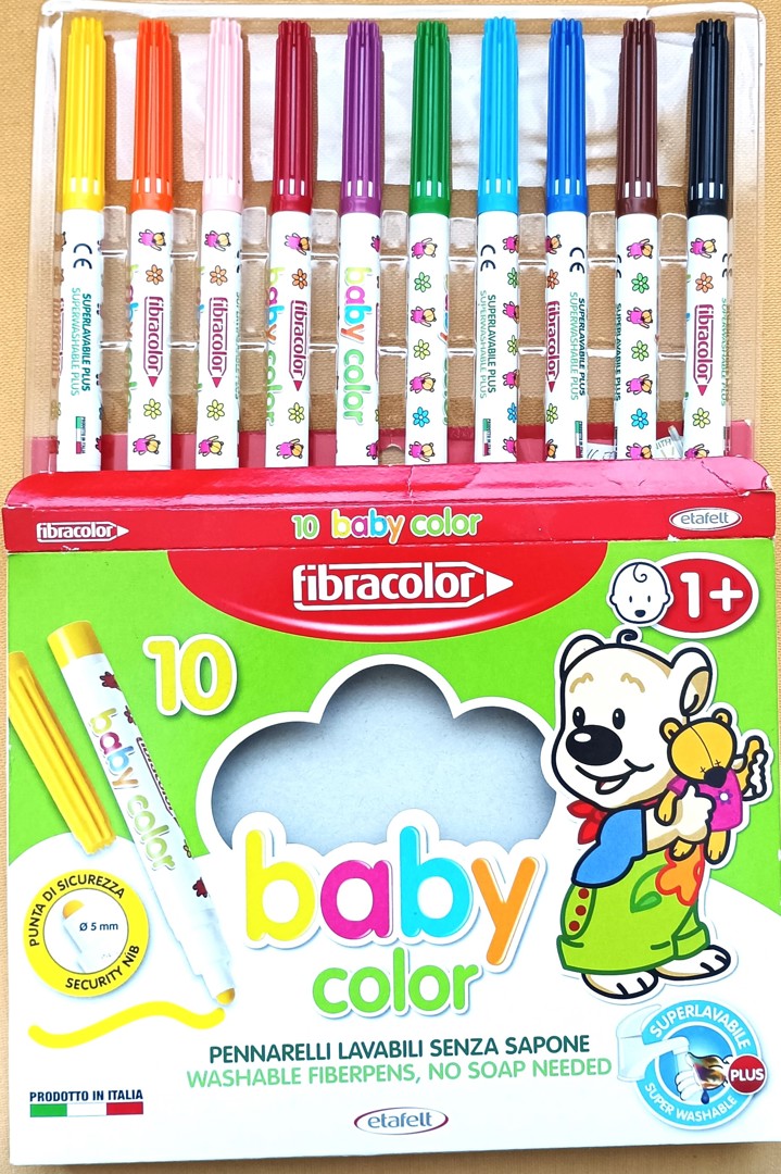 Флумастри "baby color"  за дете на една годинка +