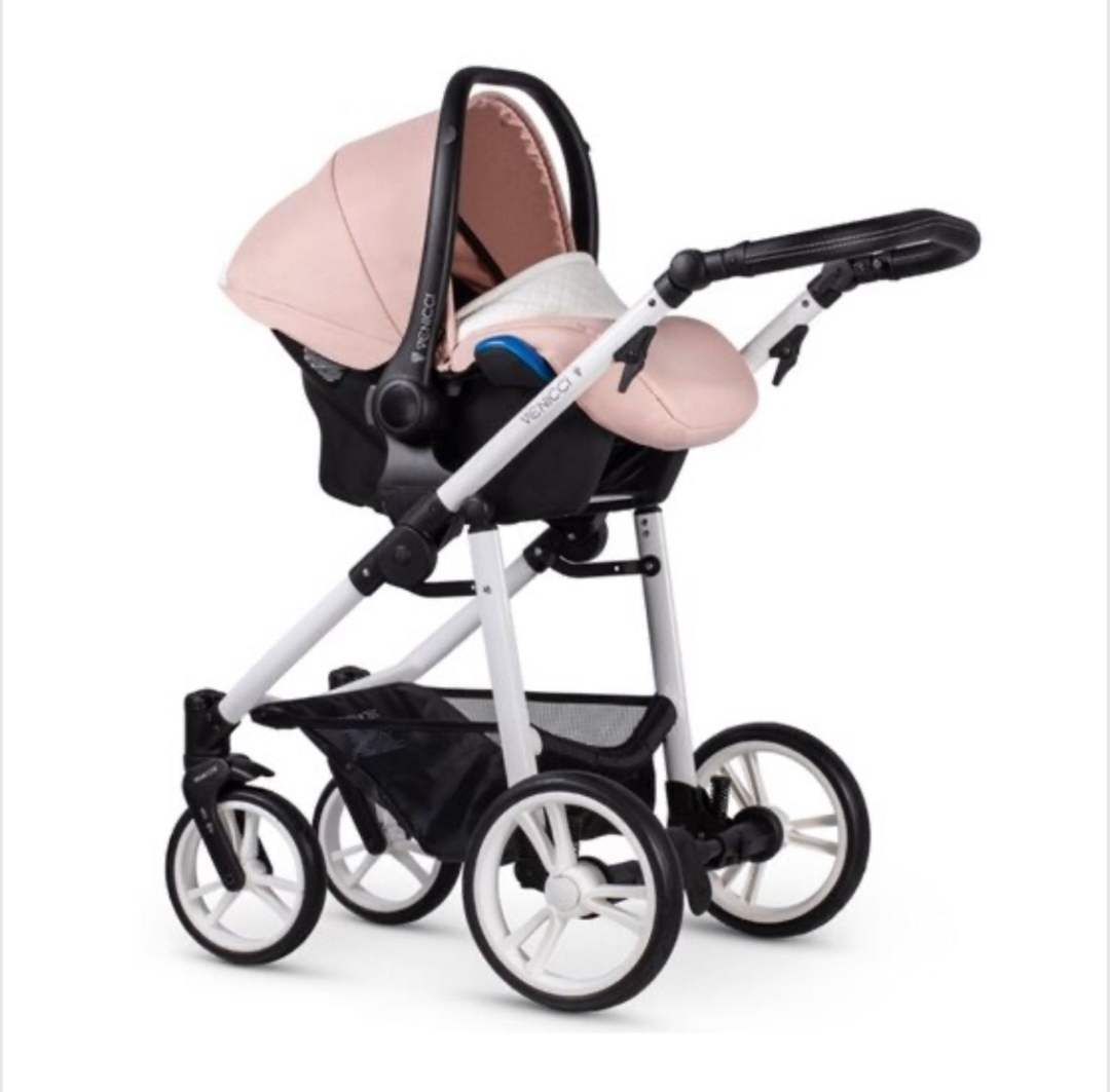 Бебешка количка Venicci Pure rose 3в1 комплект