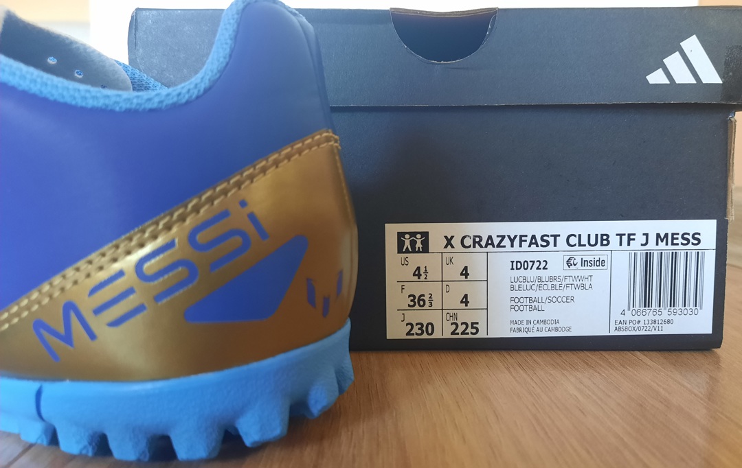 Adidas Messi Club TF J-№ 36 и2/3-детски футболни о
