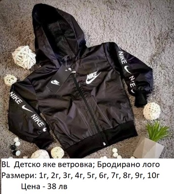 ДЕТСКО ЯКЕ ВЕТРОВКА