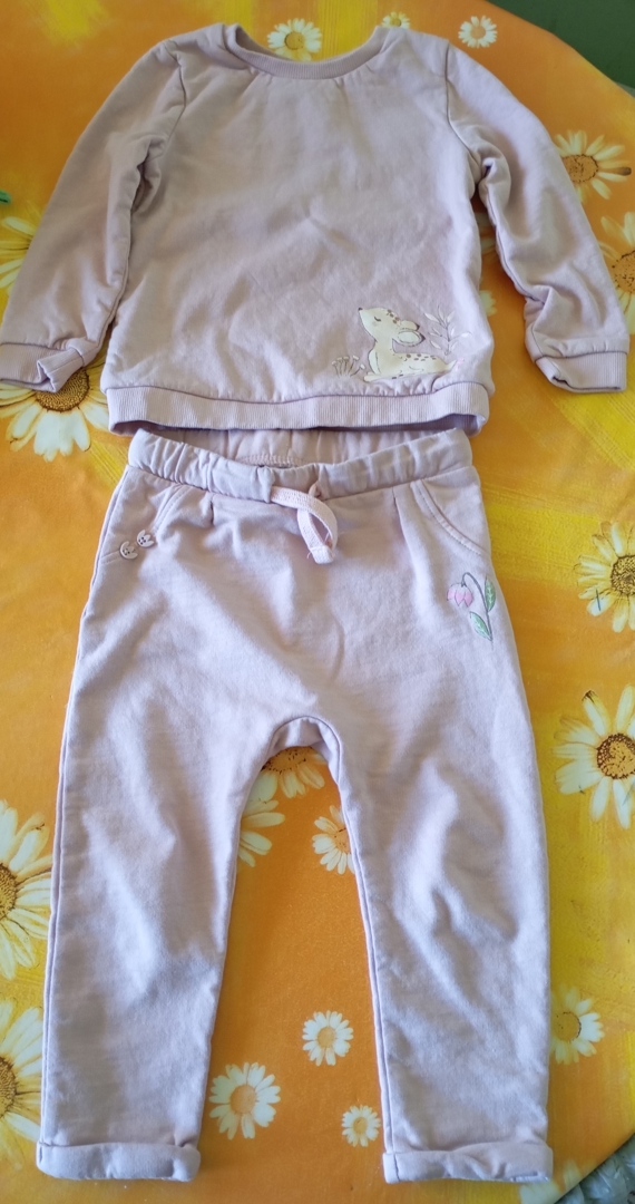 Памучен ватиран детски комплект