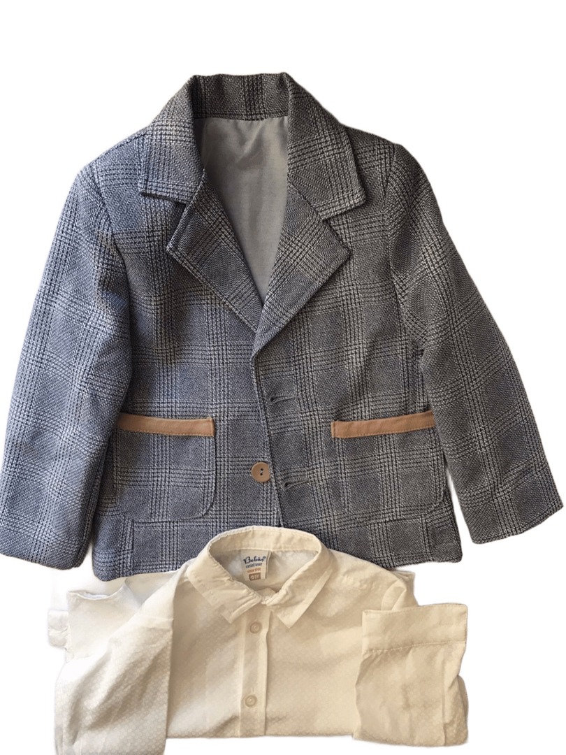 Детски кимплект- празничен: САКО И РИЗА