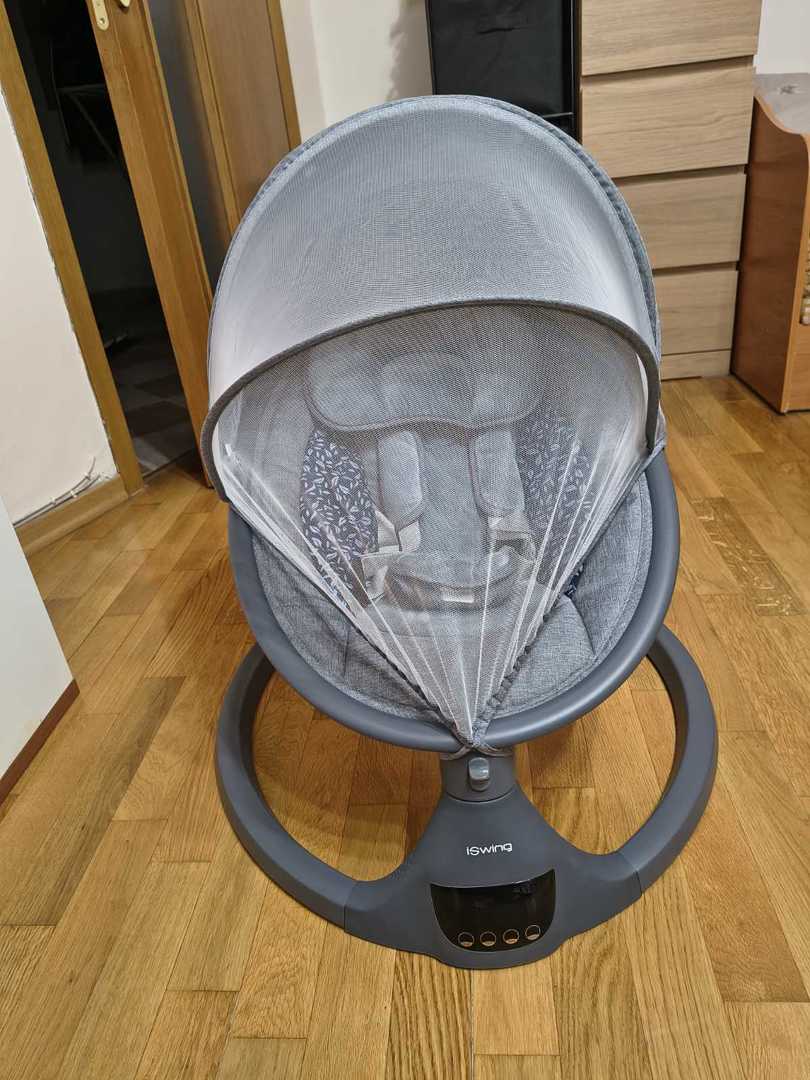 Електрическа бебешка люлка тип яйце