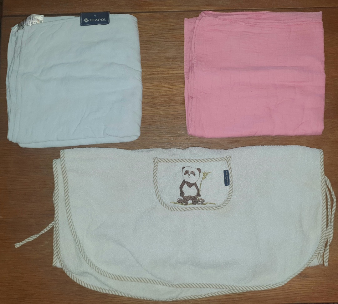 Обиколници, одеала, хавлия, килимче за игра,пелени