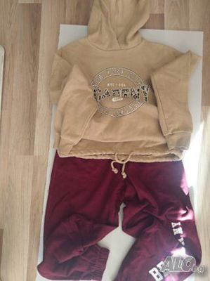 Комплект суитчър панталон XS ръст 140