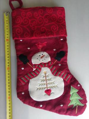 Голям коледен чорап Коледна украса