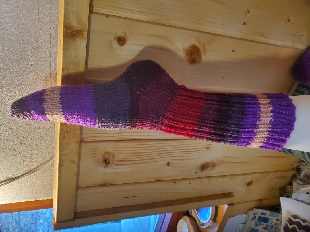 Ръчно плетени чорапи размер 38