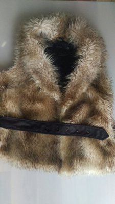 Елек топъл от изкуствена козина размер S