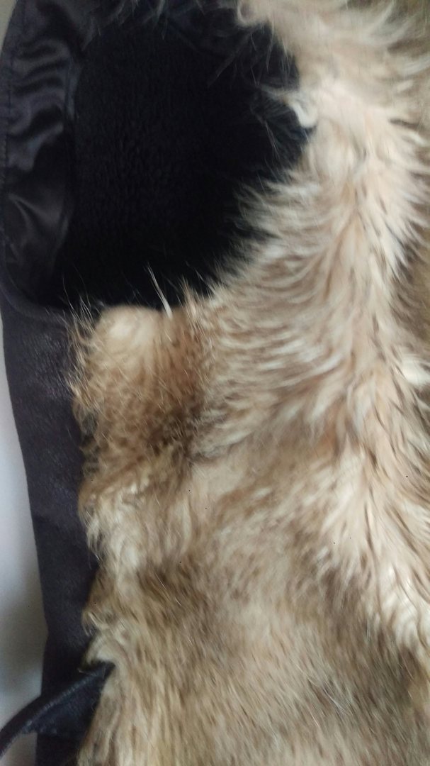 Елек топъл от изкуствена козина размер S