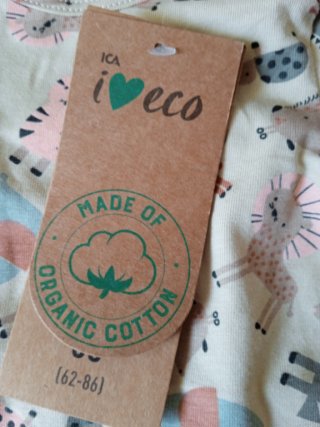 Боди бебешко, разм. 68, ново, екологично