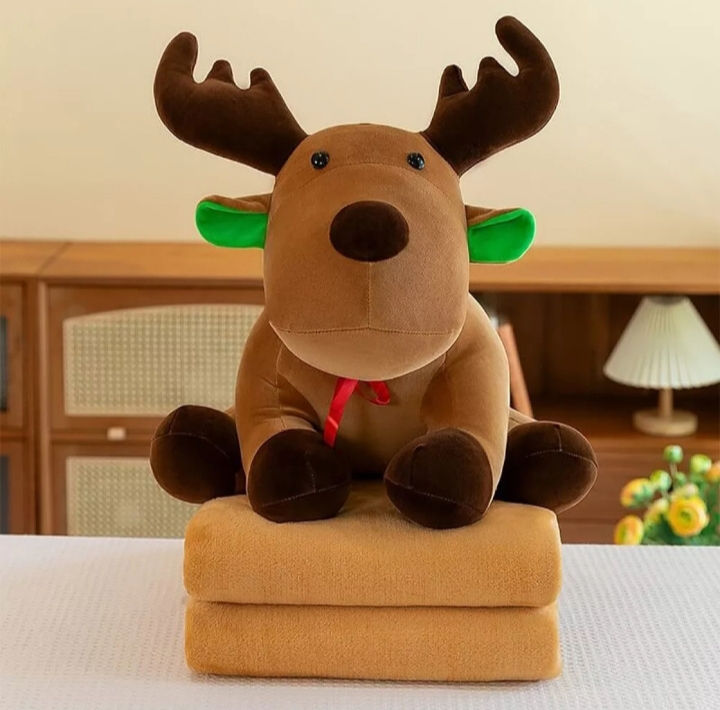 ✨Плюшена играчка 55 см, с одеяло 160x105см - 2 в1