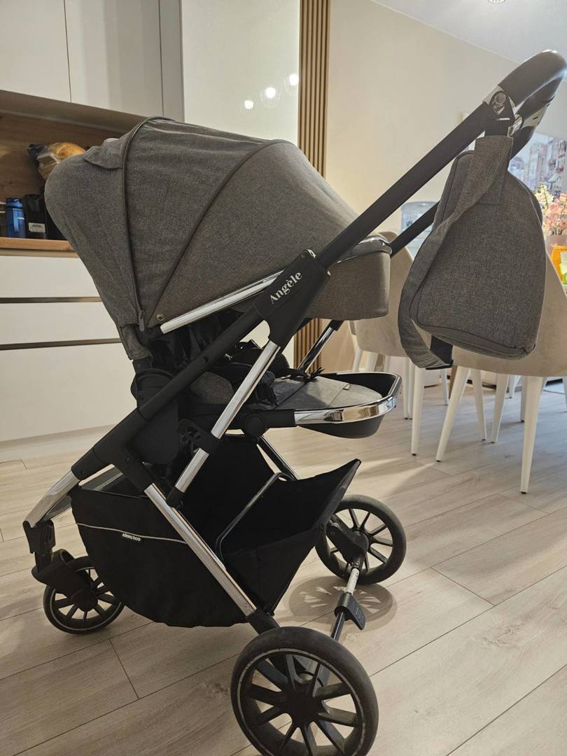 Бебешка количка 3в1 Kikka Boo Angele Chrome