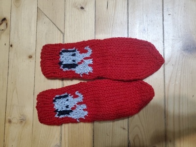 Ръчно плетени, ходило 15 см.