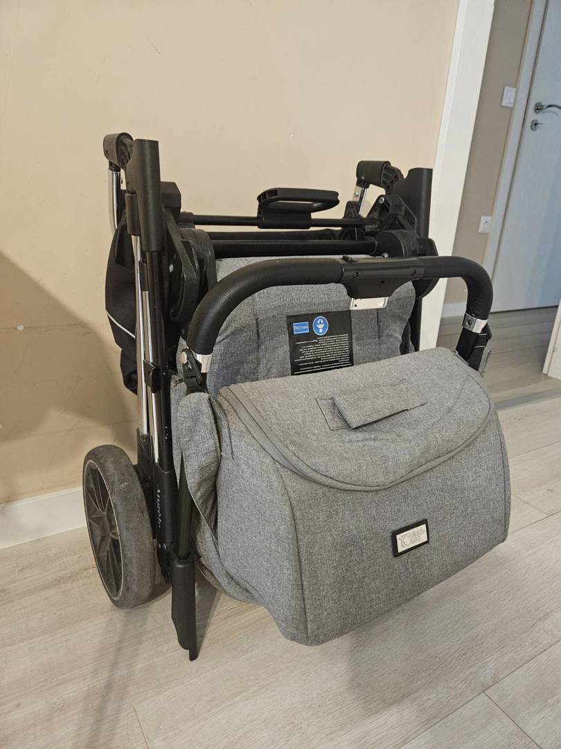 Бебешка количка 3в1 Kikka Boo Angele Chrome