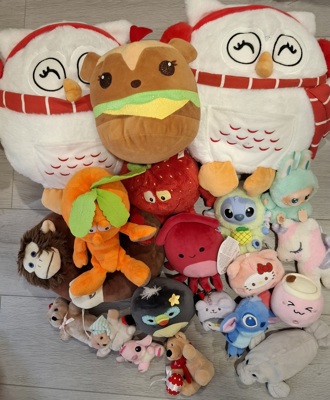 Колекция от плюшени играчки в отлично състояние