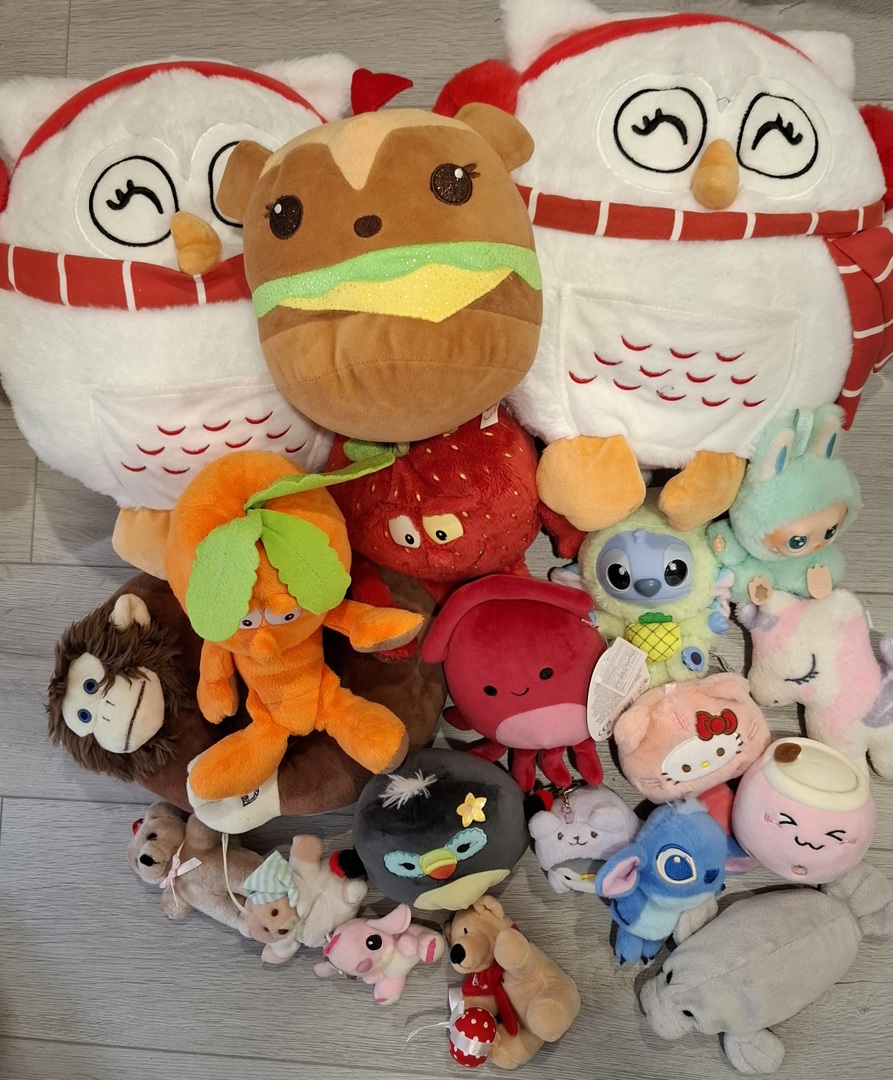 Колекция от плюшени играчки в отлично състояние