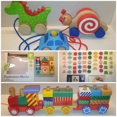 Дървени образователни играчки