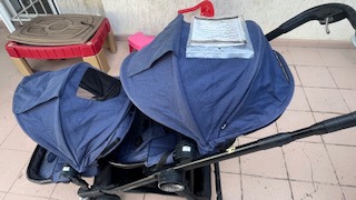 Premium Double Stroller for Twins/Siblings-250