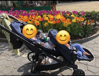 Premium Double Stroller for Twins/Siblings-250