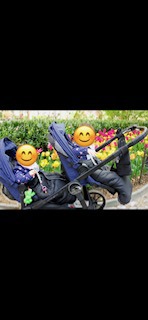 Premium Double Stroller for Twins/Siblings-250