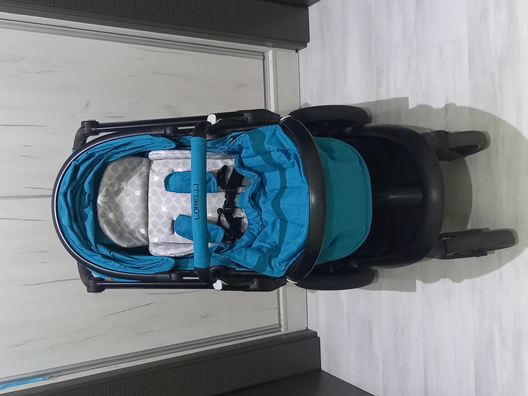 Бебешка количка 2 в 1 Lorelli Lumina Dark Blue