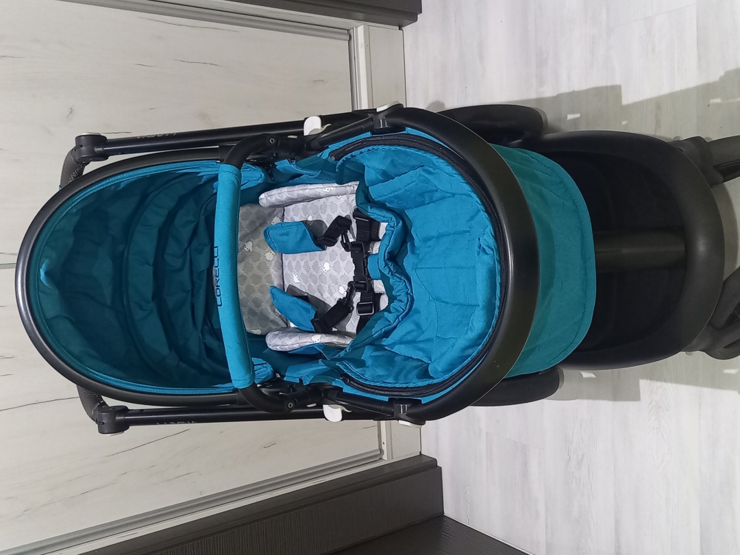 Бебешка количка 2 в 1 Lorelli Lumina Dark Blue