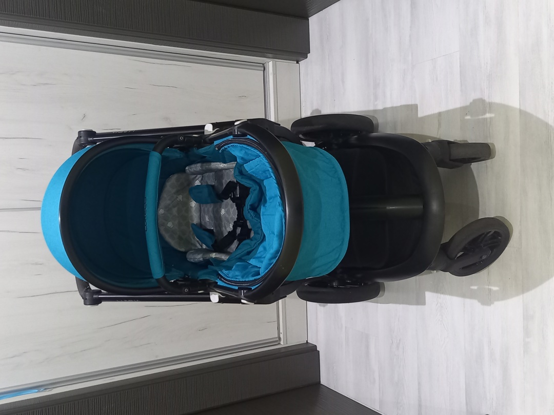 Бебешка количка 2 в 1 Lorelli Lumina Dark Blue