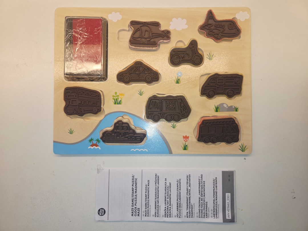 Дървени образователни играчки