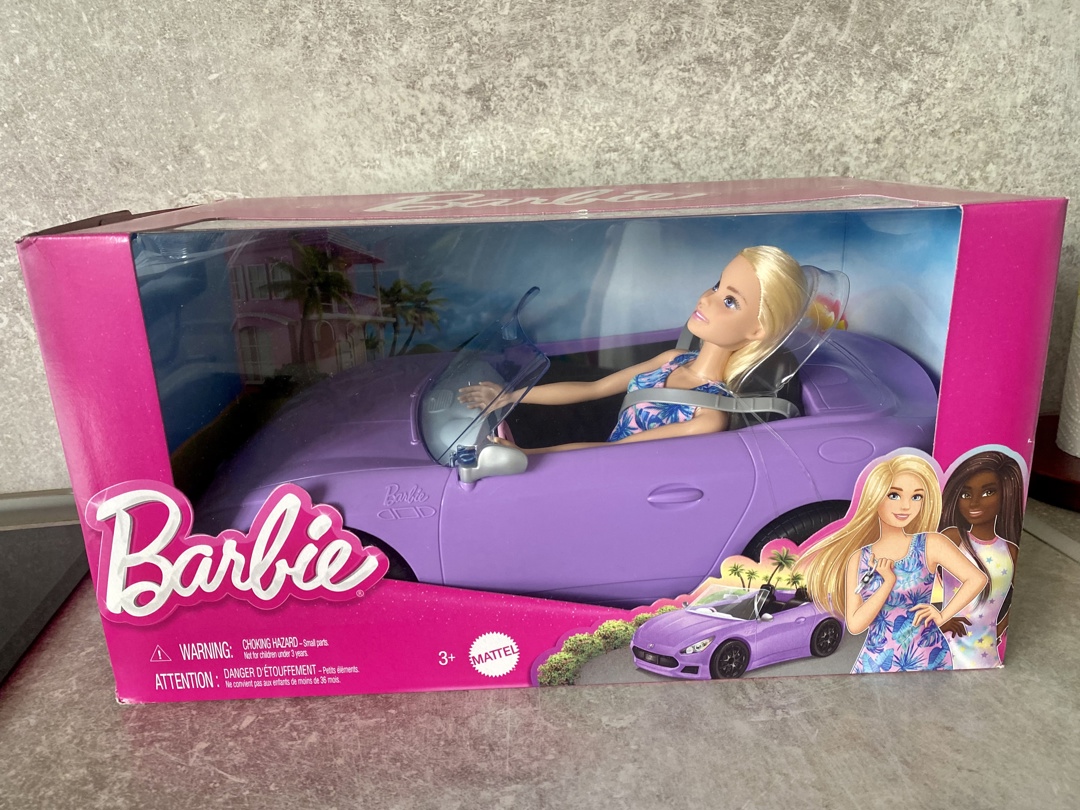 Кукла Barbie в кола