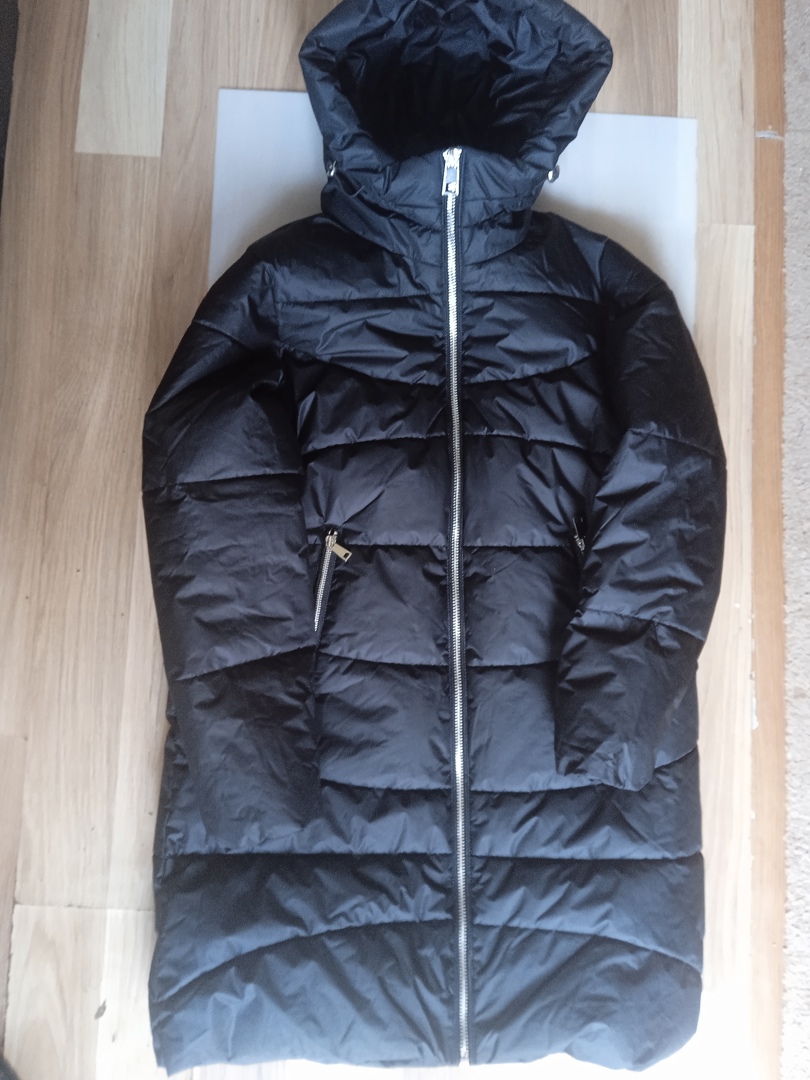 Яке дълго Палто топло с качулка размер S