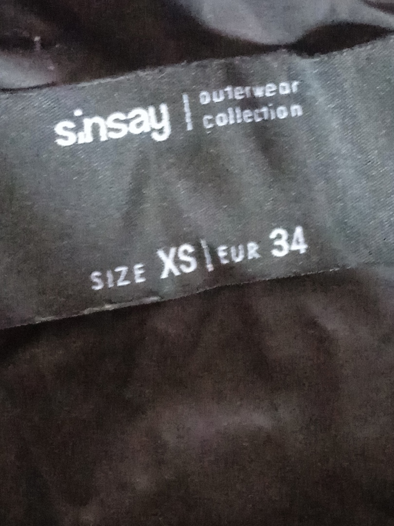 Яке дълго Палто топло с качулка размер S