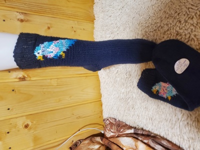 Ръчно плетени чорапи размер 38